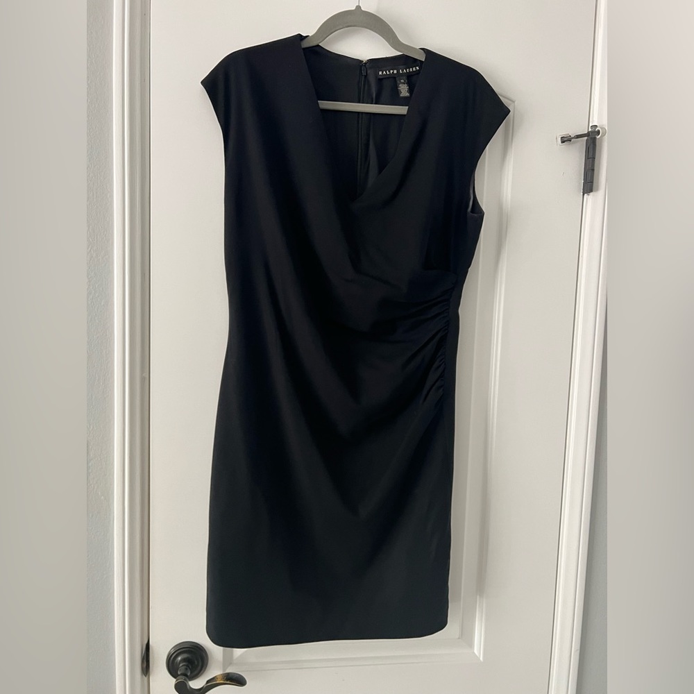 ❤️Ralph Lauren Black Label Wool Crepe Dress EUC